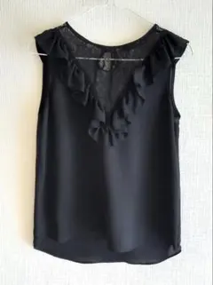 ZARA　ザラ　フリルブラウス　レース　トップス