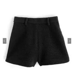 GRL グレイル　ツイードショートパンツ　ブラック　Sサイズ