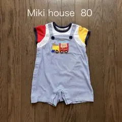Miki House ロンパース ショートオール80 半袖 春夏