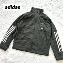 美品✨アディダス スリーライン アウター 裏地 グレースポーツウエア 150