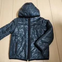 THE SHOP TK ブラック、迷彩ダウン　リバーシブル　120サイズ