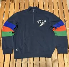 Polo Ralph Lauren ハーフジップスウェット ネイビー