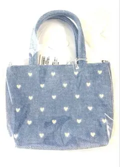 ラブラリーバイフェイラー　ラブラリーハート　バッグ　トートバッグ　ブルー　新品