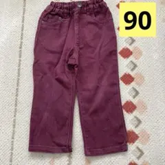 e a b ワインレッド　長ズボン