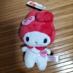 マイメロディ ぬいぐるみ　仲良しポシェットマスコット