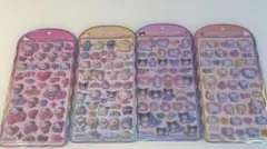 コットンパフィーシール　サンリオ　4枚セット