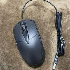 有線マウス　黒