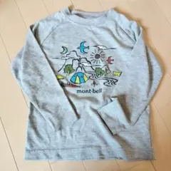 mont-bell キッズ長袖Tシャツ 110サイズ