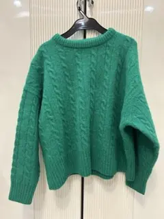Jackman TANABE MERIYASU ワッフルニット サーマルグリーン - メルカリ