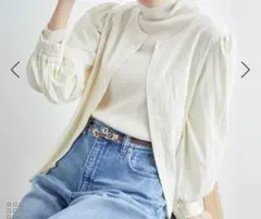 ROPÉ PICNIC パフスリーブシャツ 袖ボリュームブラウス2way 新品春