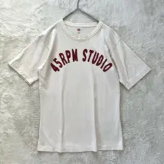 美品✨45RPM アーチロゴTシャツ　名作　日本製　生成り　サイズ3のサムネイル