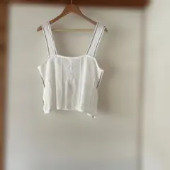 配色透かし編みビスチェのサムネイル
