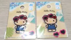 日焼けキティ マイメロ ワッペンシール サンリオ