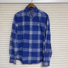 SCOTCH&SODA ワンポイント刺繍 オックスフォードシャツ 青チェックのサムネイル