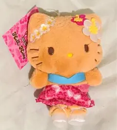 ハローキティ サンリオ トコナツバケーション 日焼けキティ ピンク マスコット
