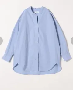 SHIPS any:〈洗濯機可能〉REPREVE バンド カラー シャツ