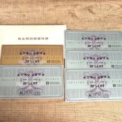 ゼビオ　株主優待割引券 10% 20% OFF