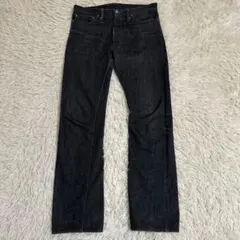 【THEFLATHEAD】 フラットヘッド デニム 34 SNJ01BK 赤耳