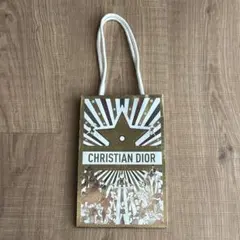 CHRISTIAN DIOR ショップ袋 ゴールド クリスマス ホリデー限定