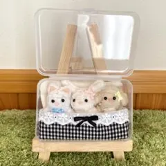 おでかけケース　お布団付き　持ち運び　収納　推し活　赤ちゃん　5cmぬいグッズ