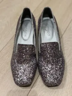 きらめく♡ローヒールローファーパンプス