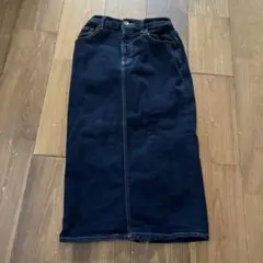 デニムタイトスカート ロングスカート