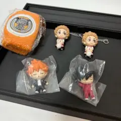 ハイキュー　日向翔陽 影山飛雄 田中龍之介 フィギュアセット　リストバンド付き