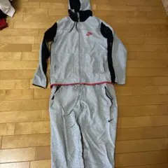 【美品】 ナイキアップ上下　テニス　グレー　黒