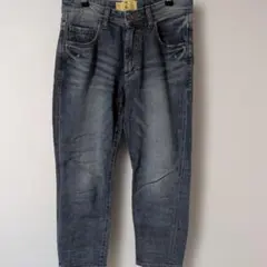 H・A・K【1】長ズボン　ジーパン　ワンポイント　ロゴ　d　ブルー