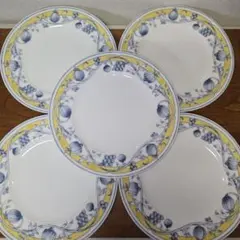Noritake　SanRemo ノリタケ　サンレモ　ケーキ皿　5枚セットのサムネイル