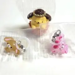 ゆるっとめじるしアクセサリー しろうさ＆くろうさ ポムポムプリン