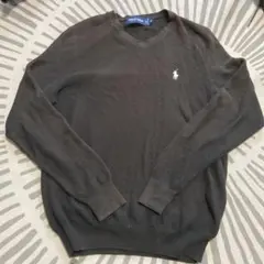 Polo Golf ブラック Vネック ニットセーター Mのサムネイル