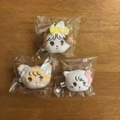 mikko illustrations ぬいぐるみまえがみクリップ