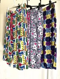 UNIQLO リラコ3点セット　レーヨン100% Mサイズ　クロップド丈