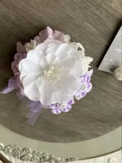 ✳️フラワーリース✳️purple❤️19㎝☆素敵なおトイレに♡フラワー