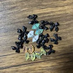 リボン ロゴ ネイルパーツ