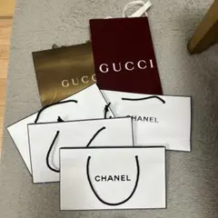 紙袋　まとめ売り　CHANEL GUCCI 6点セット