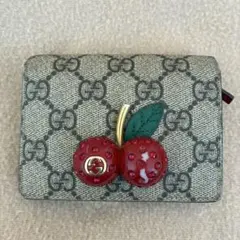 【最終値下げ】GUCCI 財布 さくらんぼ 最終値下げ］GUCCI グッチ 財布 さくらんぼ 【公式通販】
