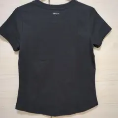 Andar airy slim fit半袖 速乾性と伸縮性Tシャツ ブラック M