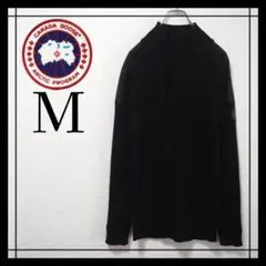 【最高級】CANADAGOOSE ハイネックニット　黒のサムネイル