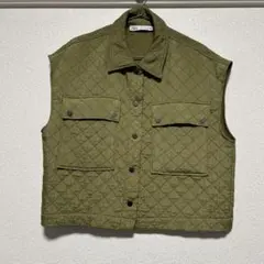 ZARA キルティングベスト