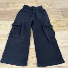 裏起毛　ズボン　スウェットパンツ　長ズボン　gap 4-5Y XS ブラック
