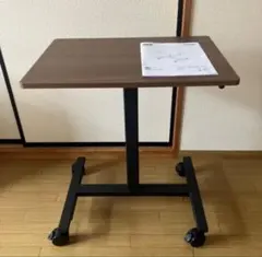 新品未使用【一点限り】昇降式 サイドテーブル カップホルダー DW
