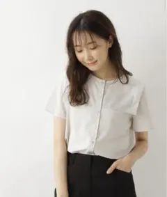 ナチュラルビューティーベーシック　半袖カットソー/ブラウス/シャツ/通勤