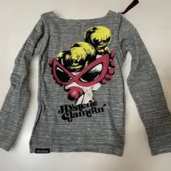 HYSTERIC GLAMOUR 長袖Tシャツ 95cm ヒスミニ　グレー