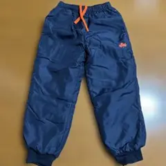 LOGOS ネイビー ナイロン素材パンツ　　120cm