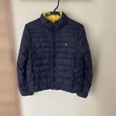 ラルフローレン ネイビーキルティングダウンジャンパー 160