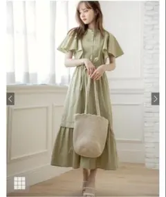 GRL クロシェトートバッグ アイボリー 春・夏　tr10カゴバック