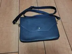 ポシェット　ショルダーバッグ　ネイビー