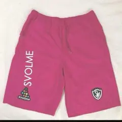 美品　SVOLME ピンク ショートパンツ　Mサイズ 綿　麻　ヒモ付きのサムネイル